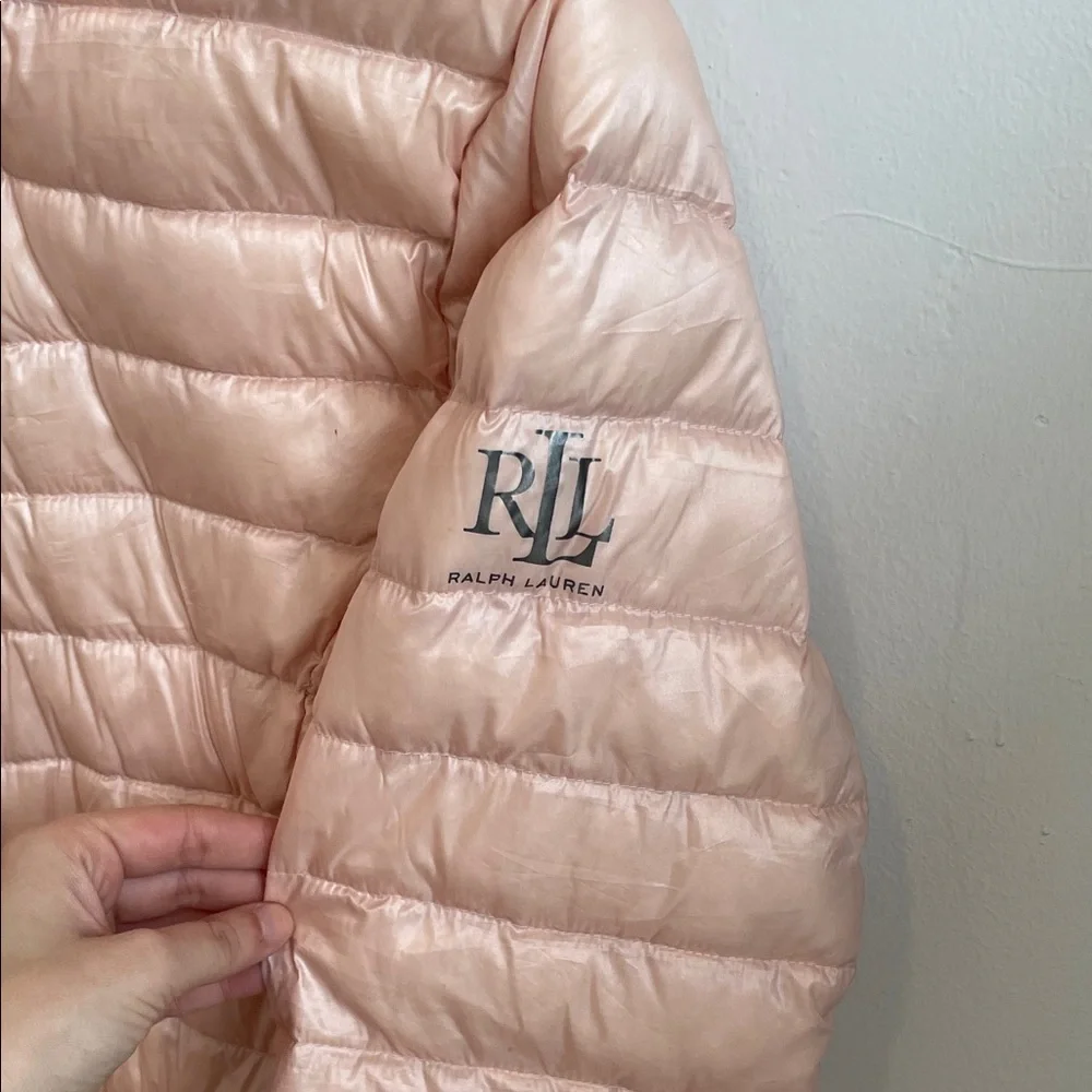 Polo by Ralph Lauren Light Pink Puffer Jacket - Picture 5 of 9